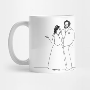 Pavarotti and Kathleen Battle by 9JD Mug